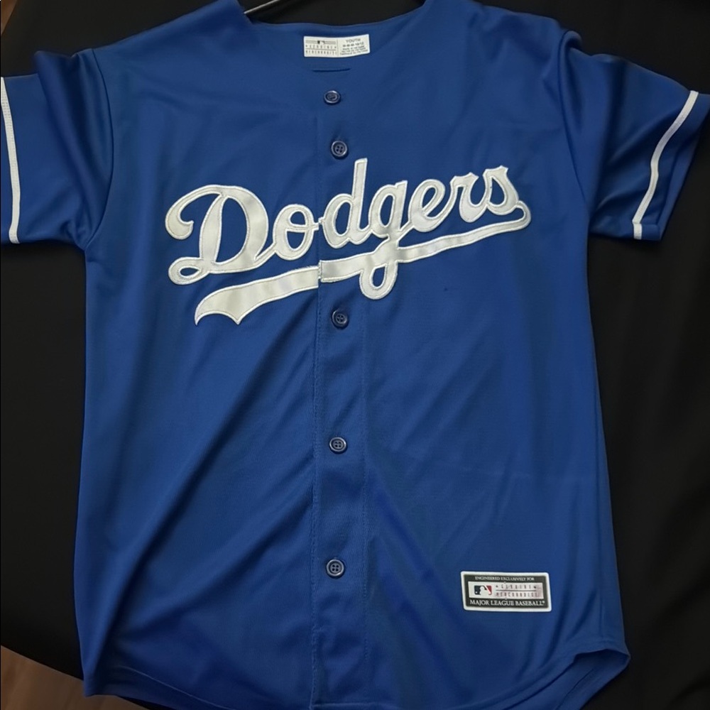 Blue Dodgers Baseball Jersey